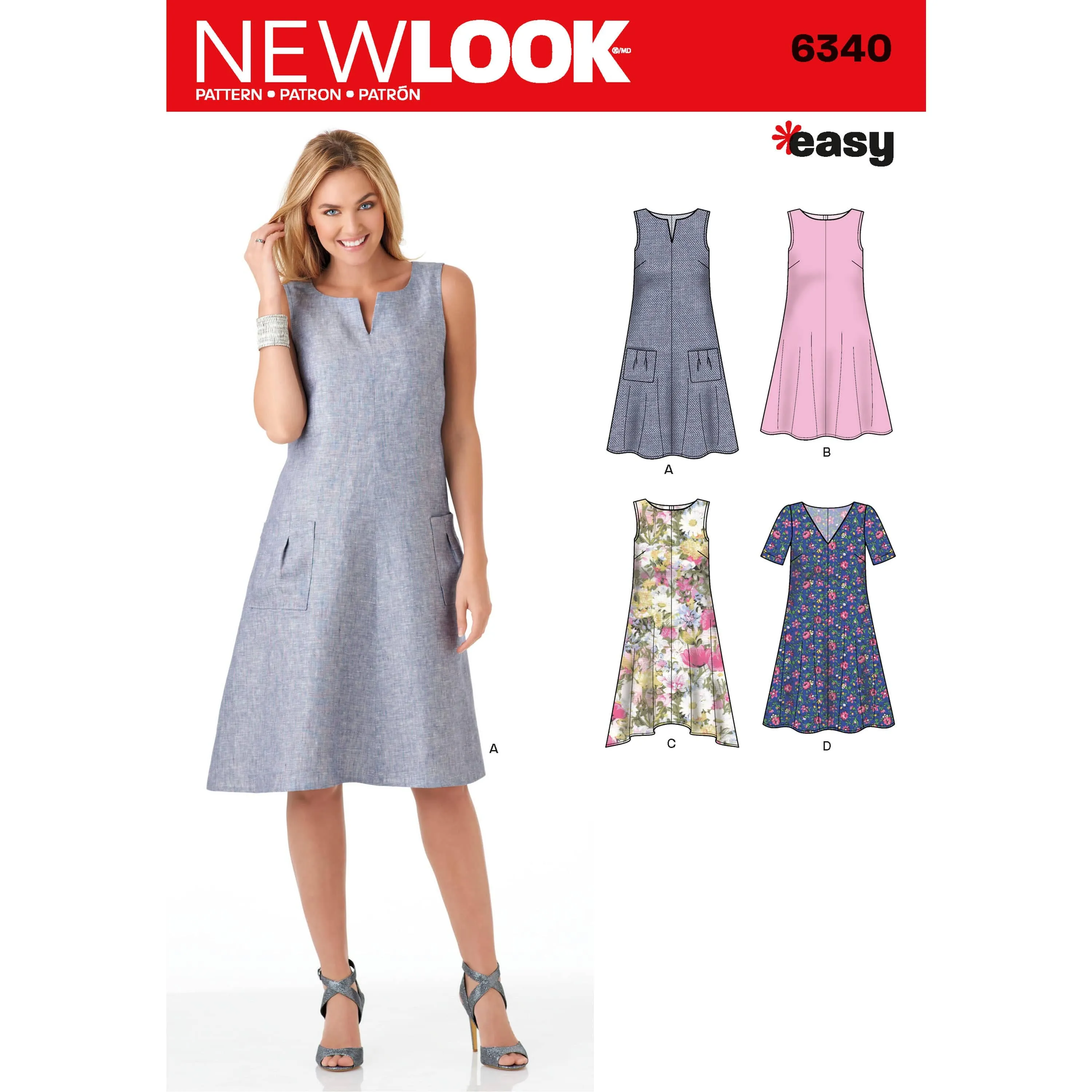 6340 Misses' Easy Dresses