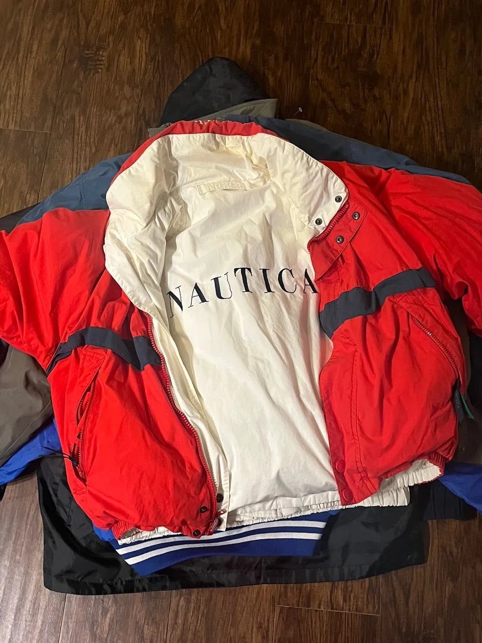 9 Piece Jacket Bundle Mixed sizes Grade A/B Nautica,Members Only, ETC