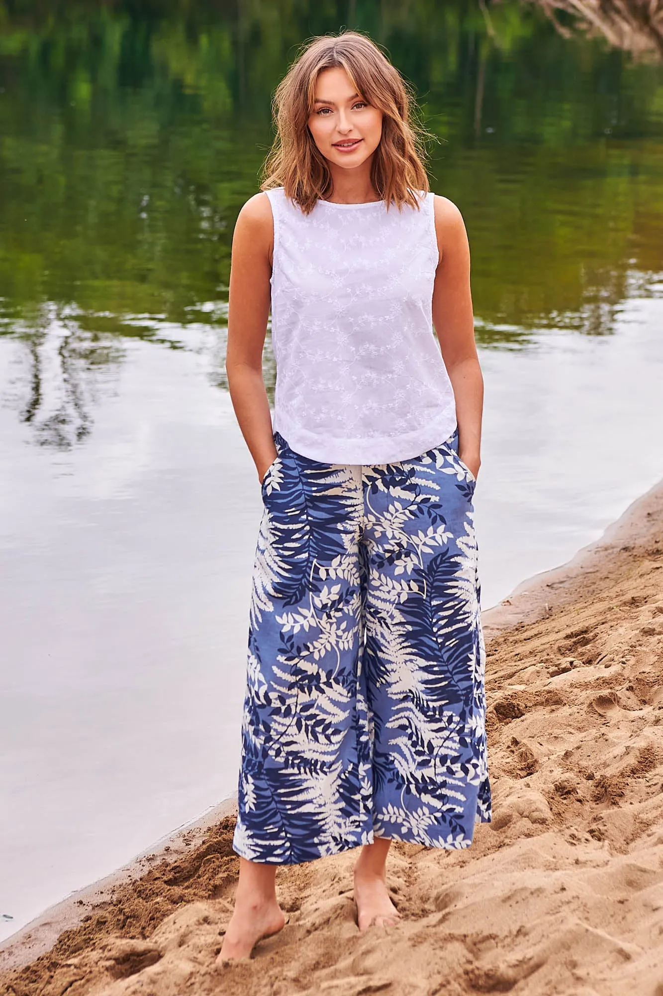 Arlo Pants Tropical Blue