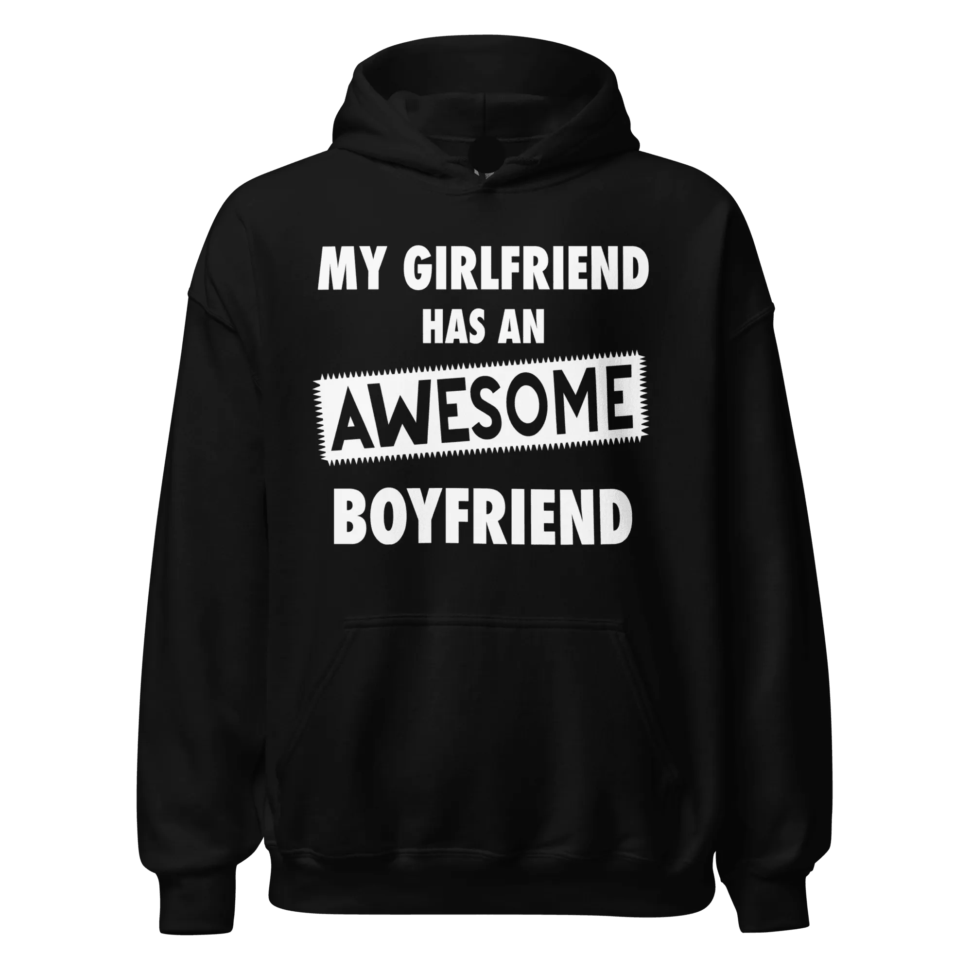 Awesome Boyfriend/Girlfriend Relationship Hoodie Set Ultra Soft Blended Cotton Midweight  Pullover