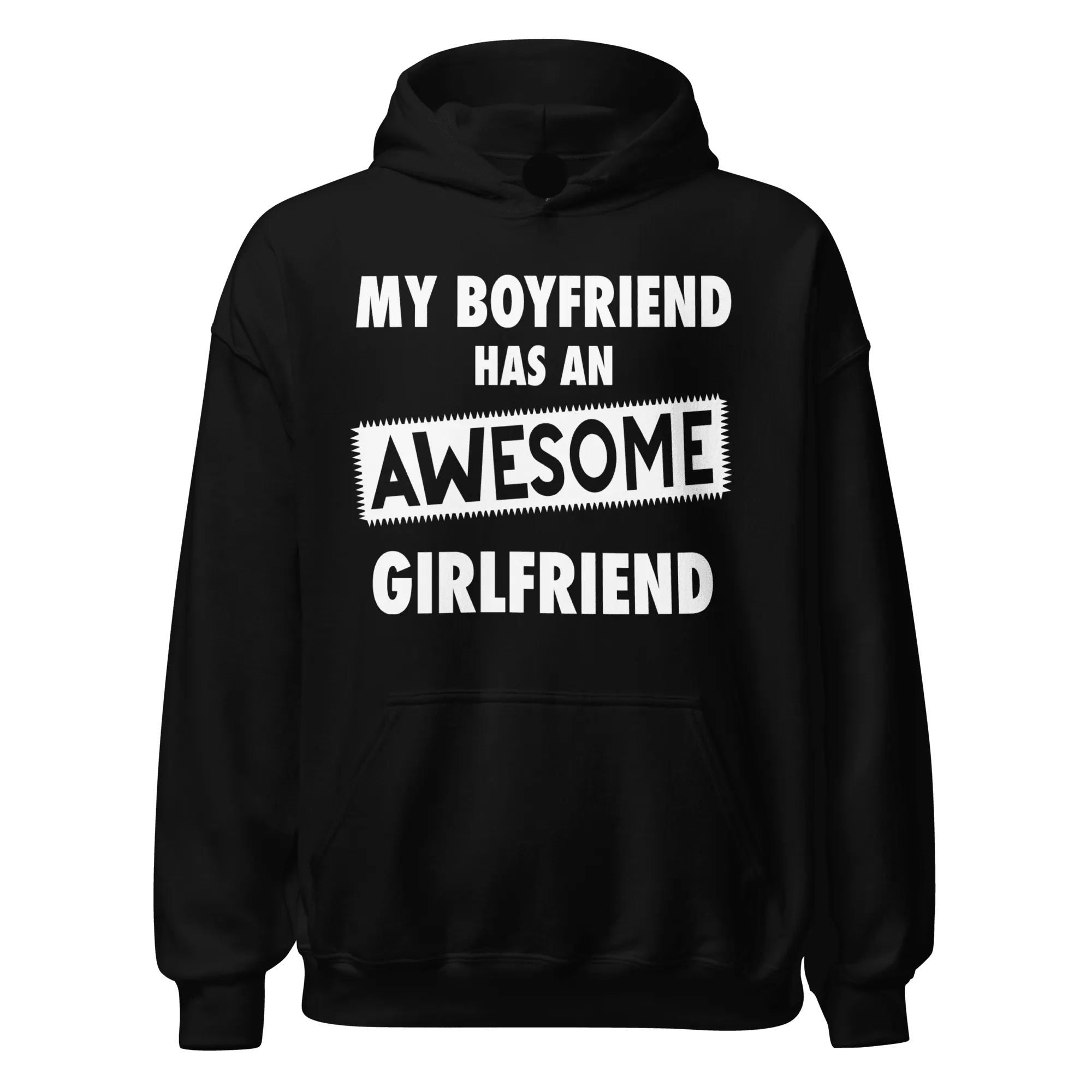 Awesome Boyfriend/Girlfriend Relationship Hoodie Set Ultra Soft Blended Cotton Midweight  Pullover