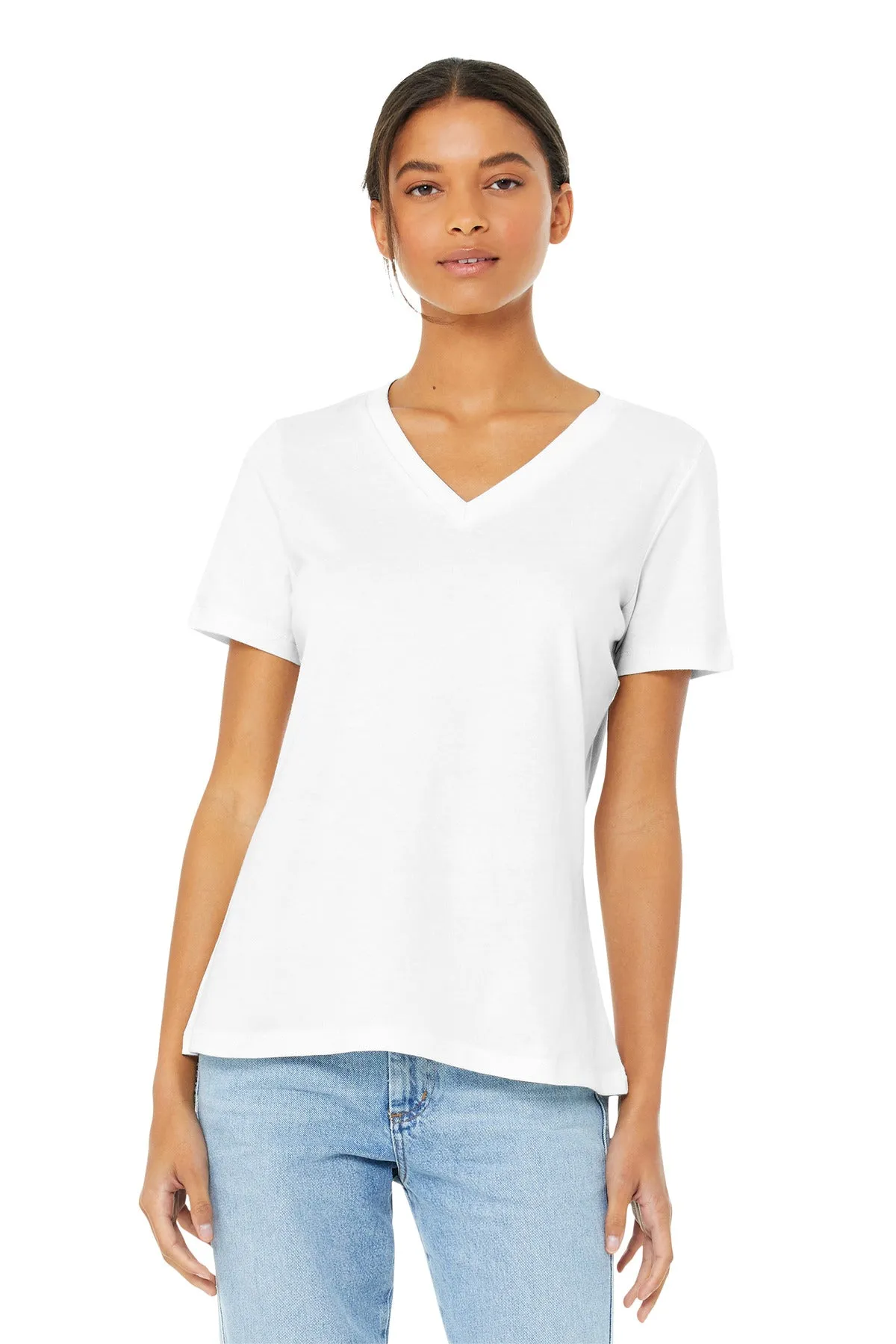 BELLA CANVAS ® Women's Relaxed Jersey Short Sleeve V-Neck Tee. BC6405