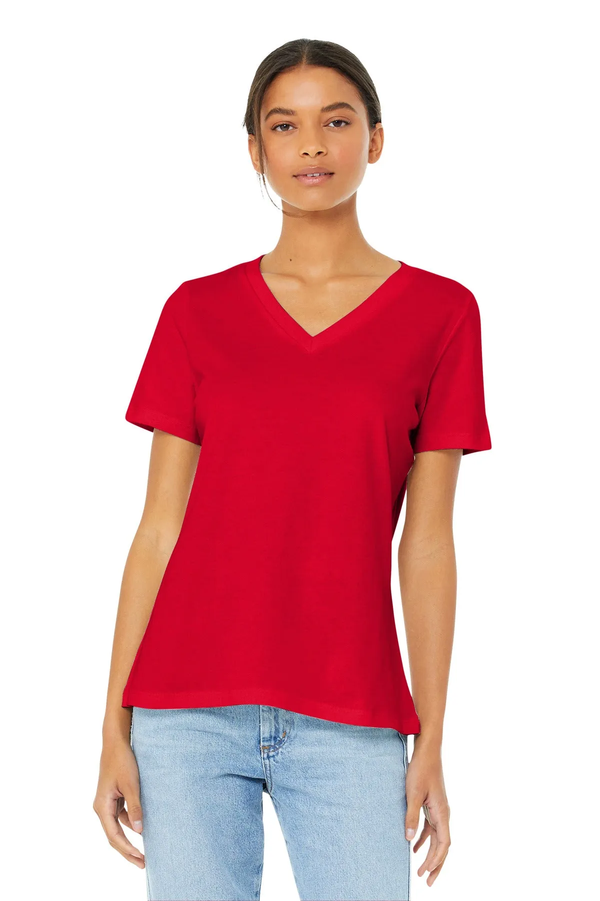 BELLA CANVAS ® Women's Relaxed Jersey Short Sleeve V-Neck Tee. BC6405