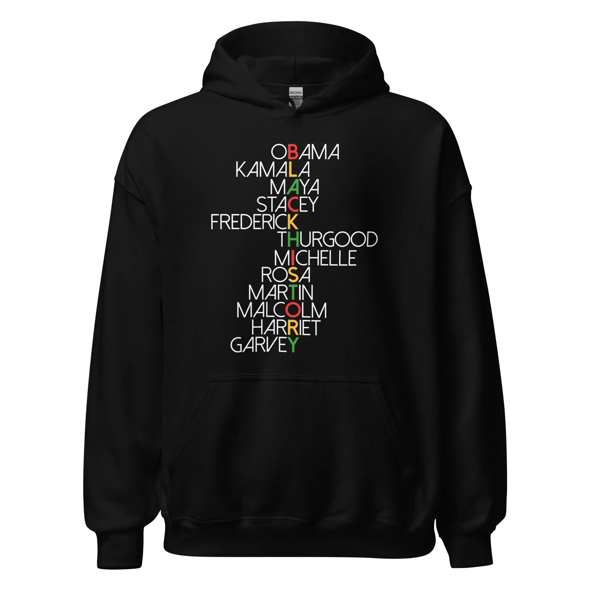 Black History Names - Hoodie