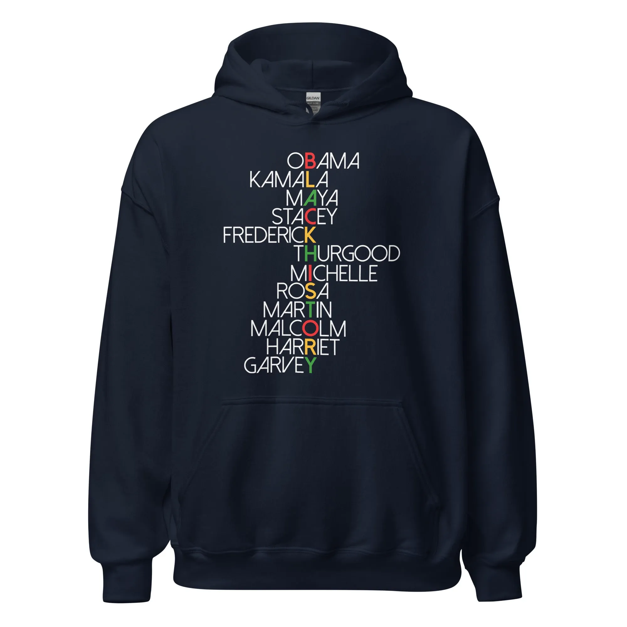 Black History Names - Hoodie