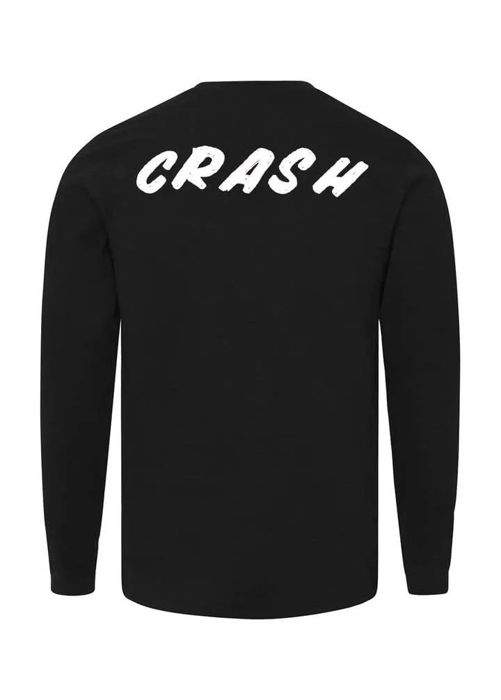 Black Slogan Long Sleeve T-Shirt