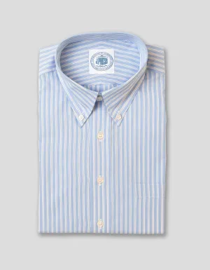 BLUE FANCY STRIPE DRESS SHIRT