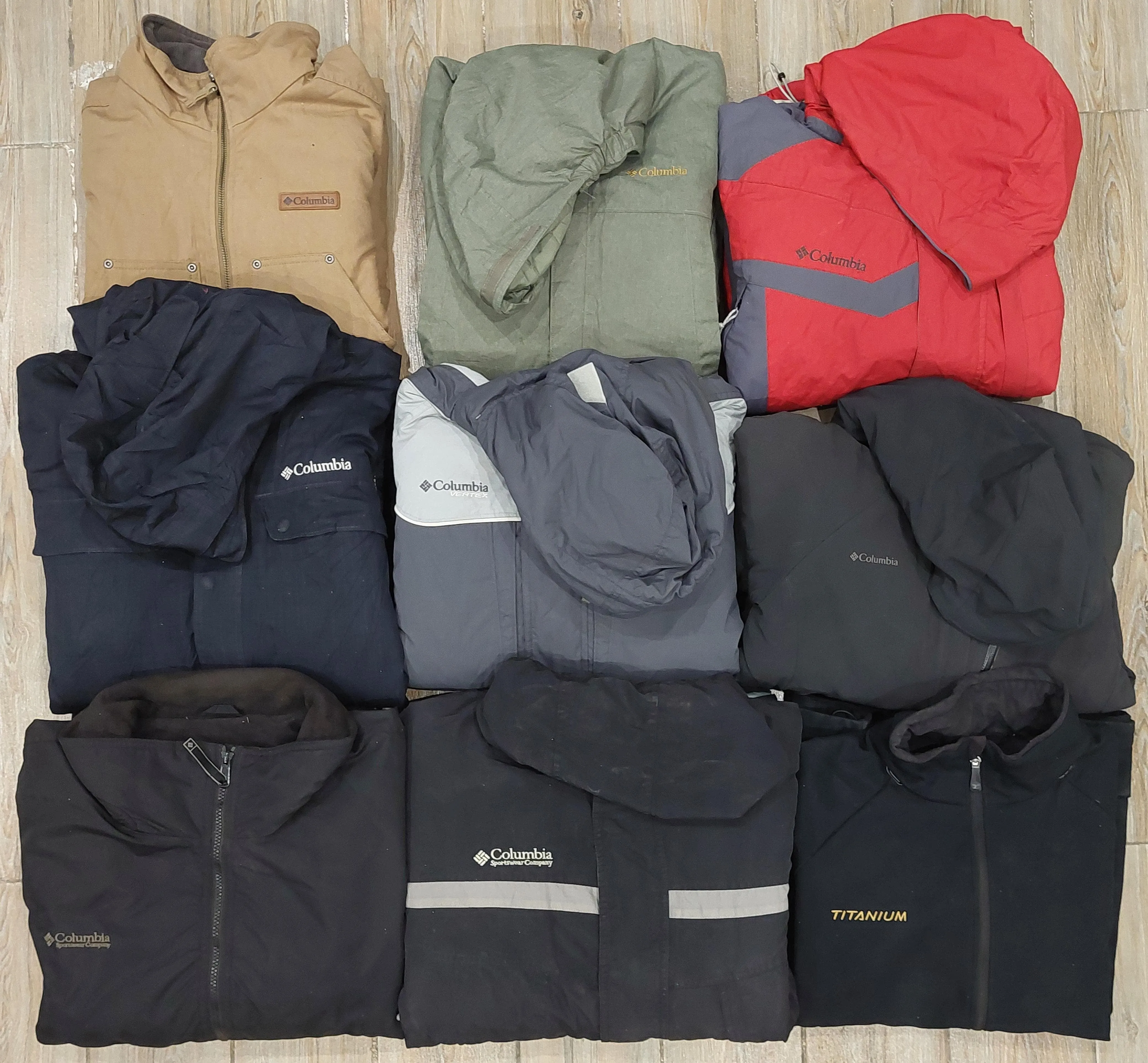 Branded Columbia Jackets - 15 Pieces