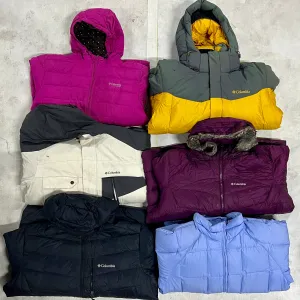 Branded Columbia Puffer Jackets - 11 Pieces