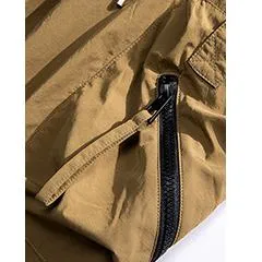 Casual Elasticity Tapered Thin Loose Fit Cargo Pants