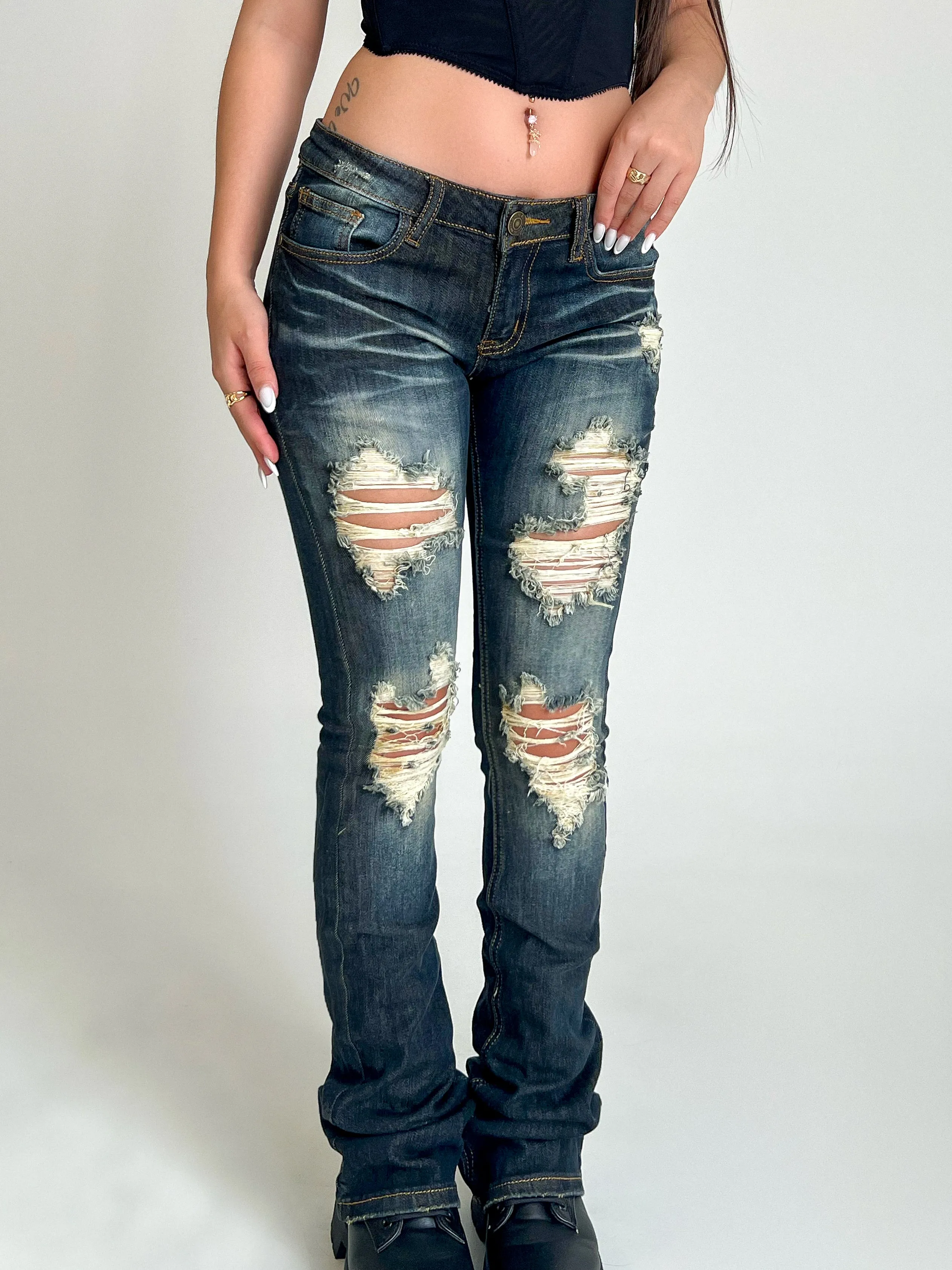 Catherine Jeans (Dark Denim)