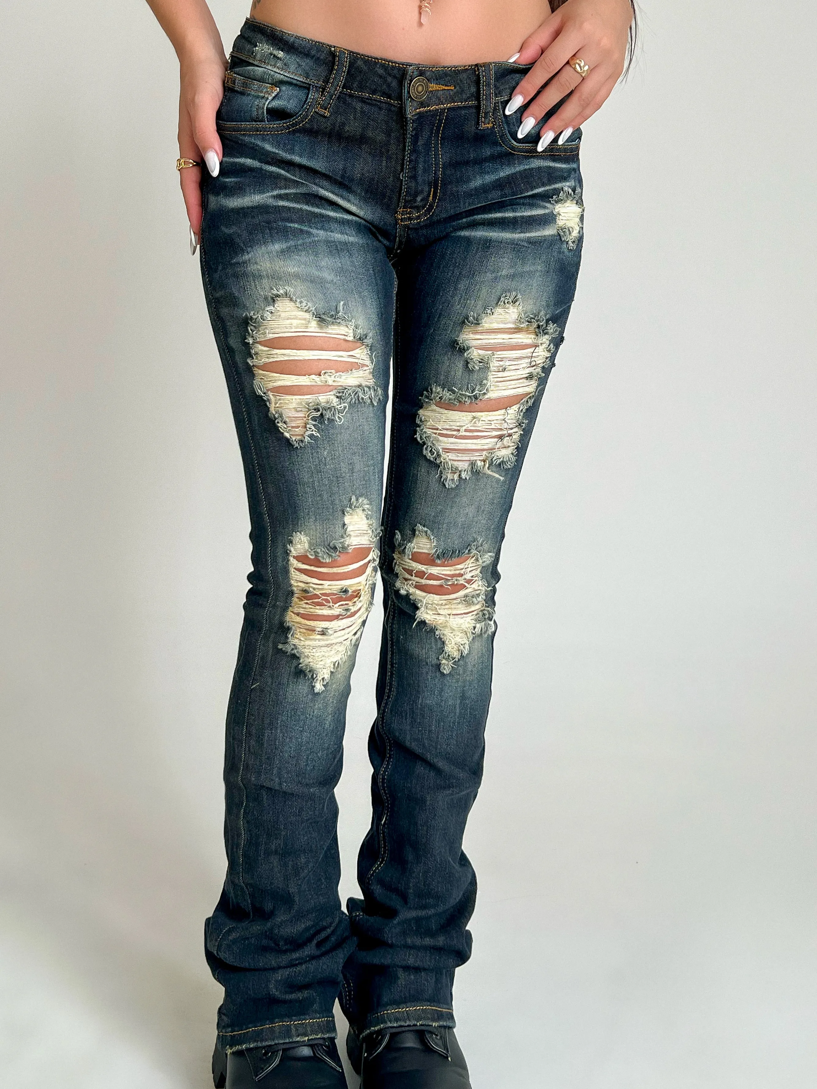 Catherine Jeans (Dark Denim)