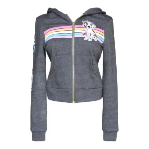 Cloud Haven Rainbow Dane Hoodie Charcoal