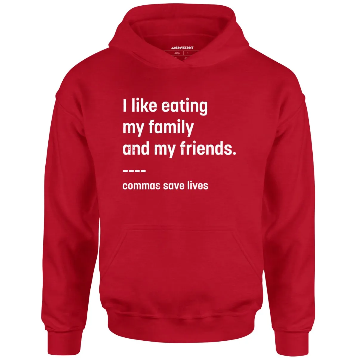 Commas Save Lives - Unisex Hoodie