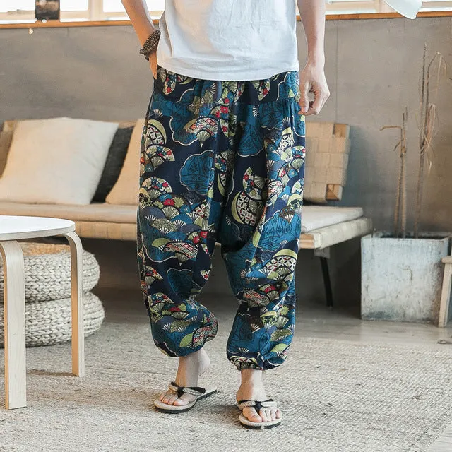 Cotton Loose Harajuku Youth Streetwear Fashion Men Harem Pants