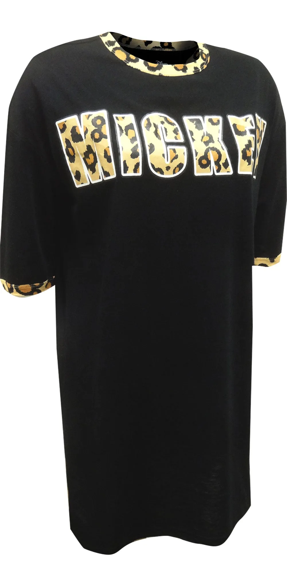 Disney's Mickey Mouse Leopard Logo Night Shirt