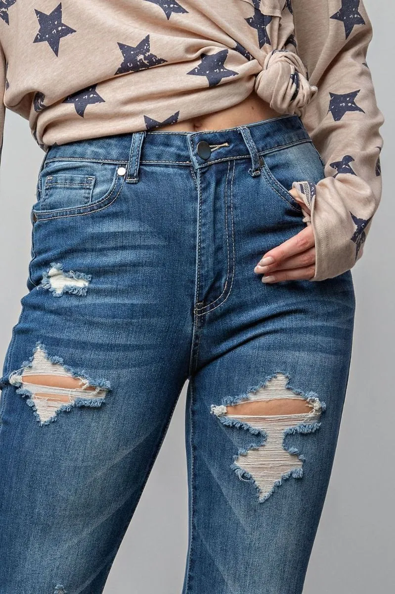 Distressed Jeans