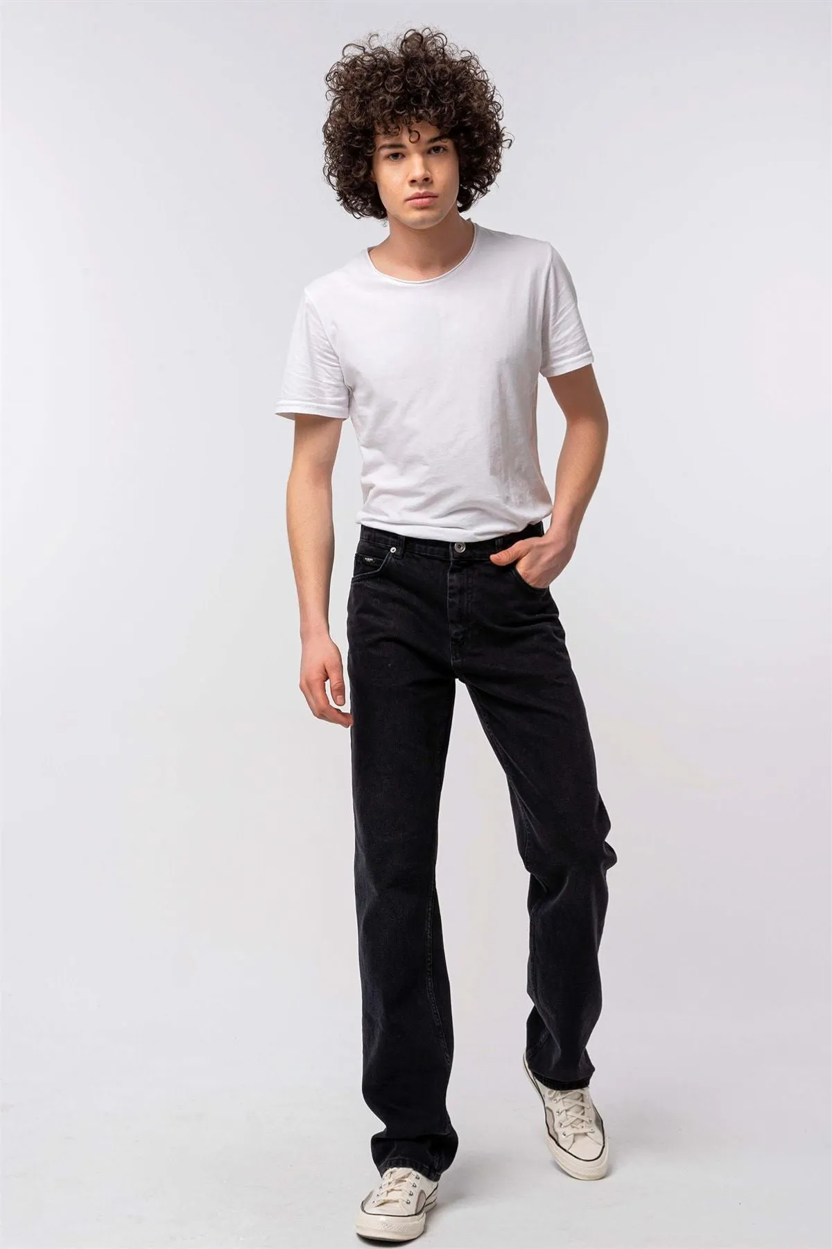 Drej Loose Fit Black Men's Jeans