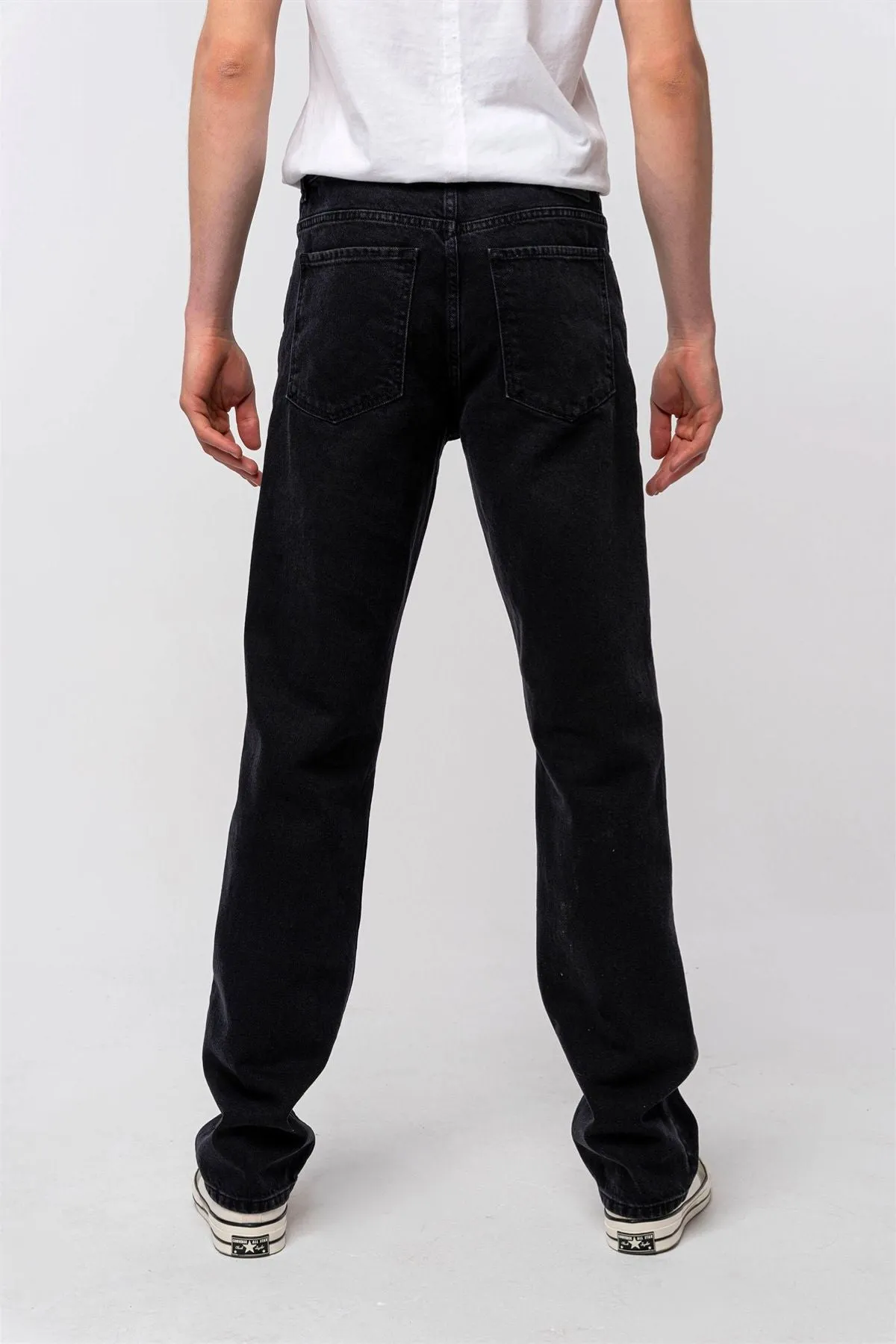 Drej Loose Fit Black Men's Jeans