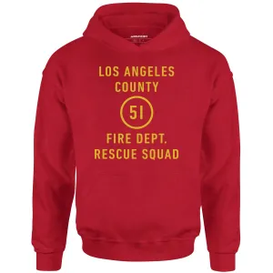 Emergency - Los Angeles County Fire Dept. Squad 51 - Unisex Hoodie