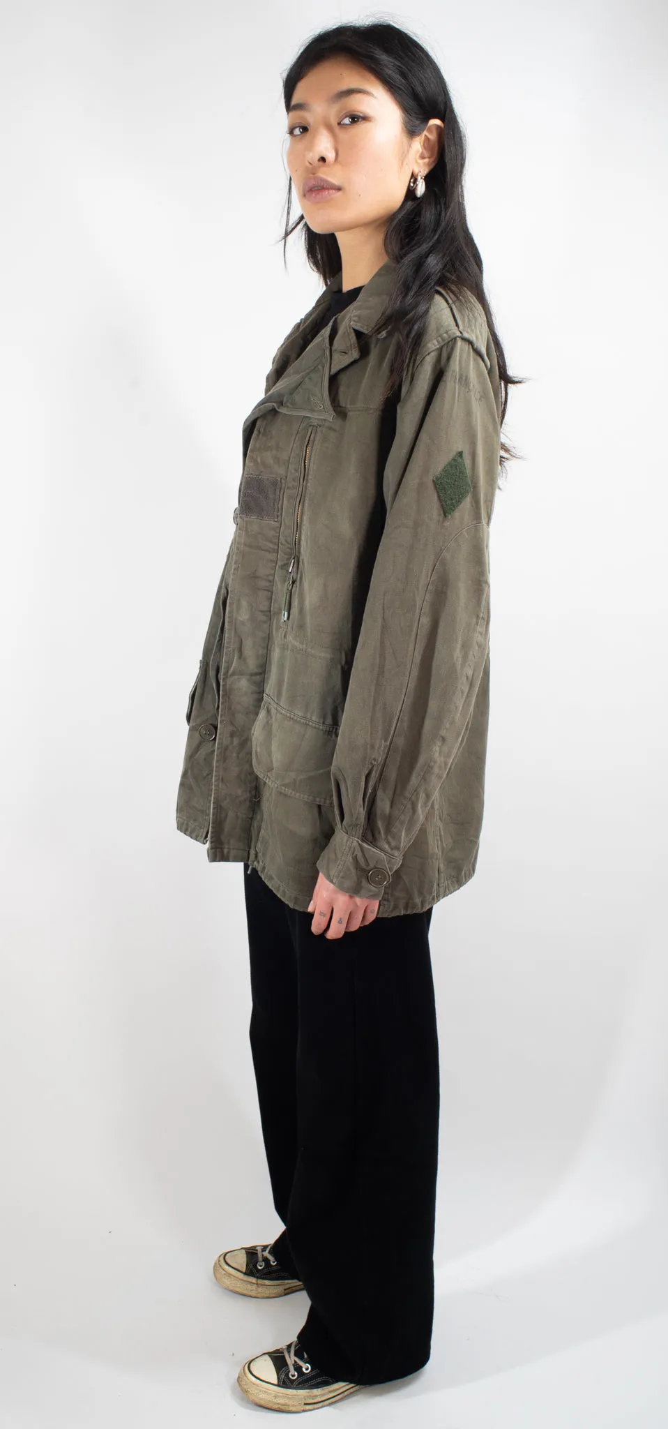 French Olive Green F1 Jackets - Vintage 1950's product