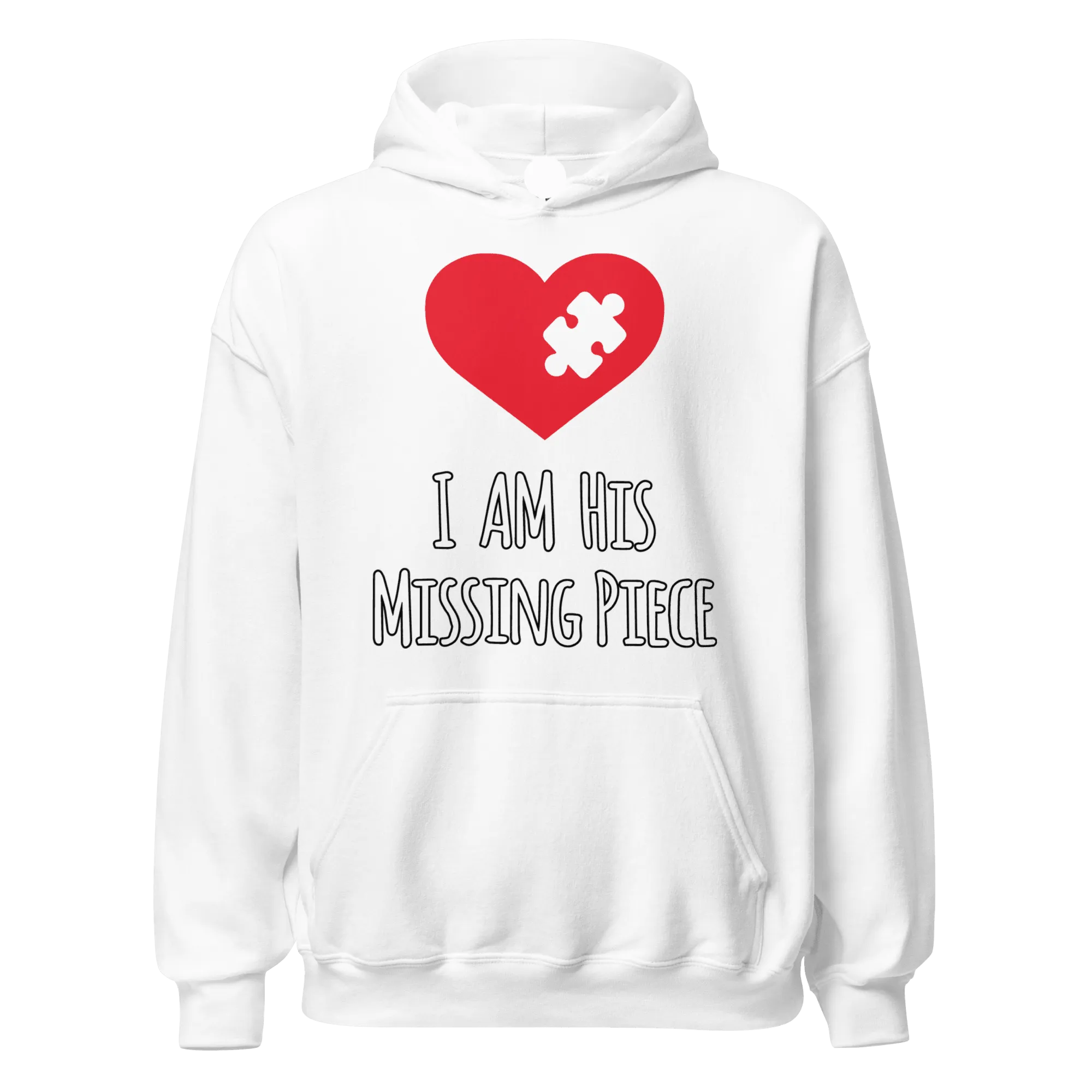 I am His Missing Puzzle Piece I am Her Missing Puzzle piece Couples Hoodie Set