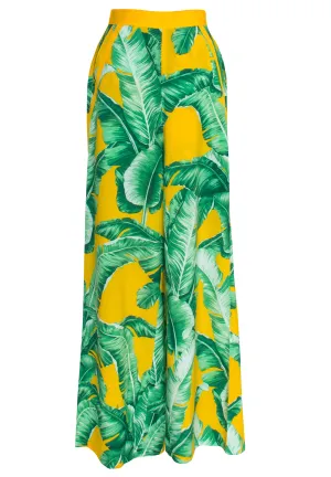 Jungle - Yellow Palm Pants (Yellow)