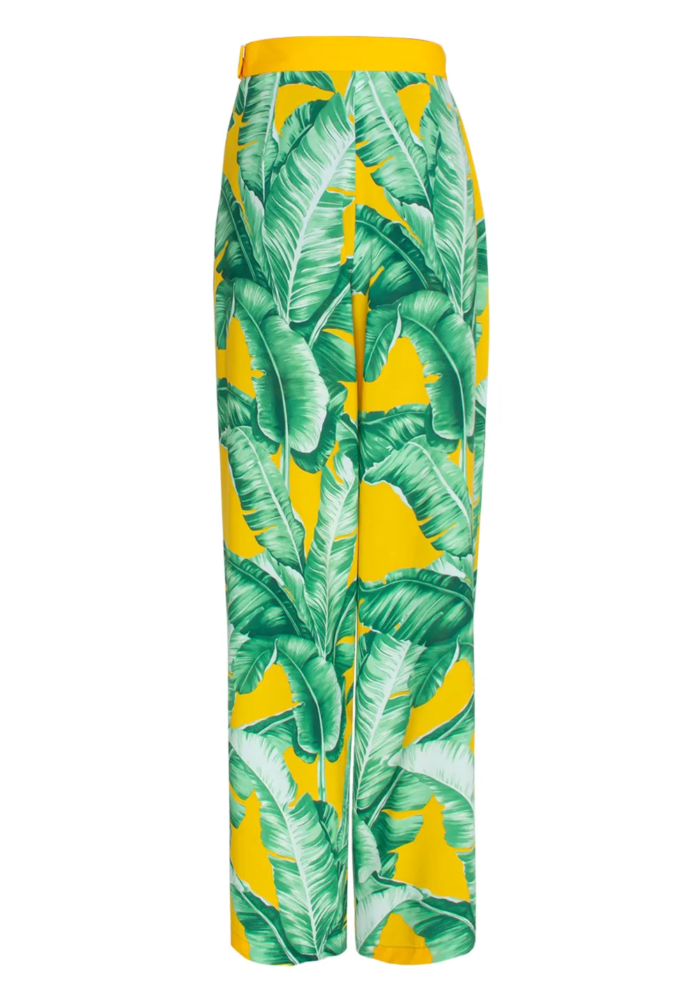 Jungle - Yellow Palm Pants (Yellow)