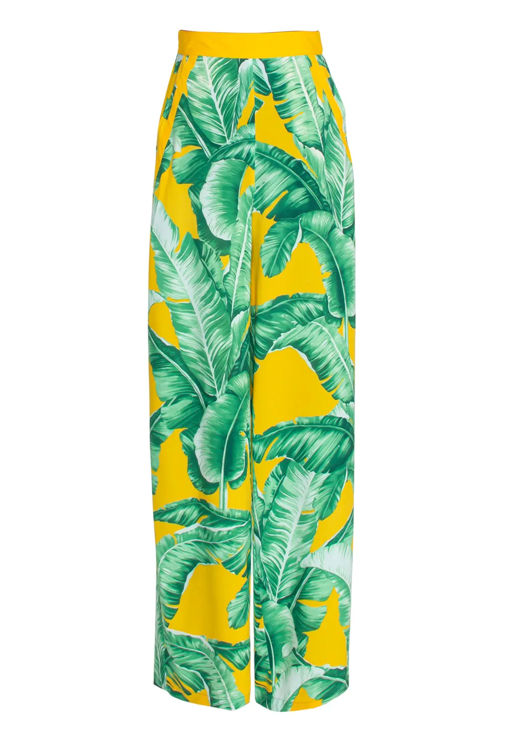 Jungle - Yellow Palm Pants (Yellow)