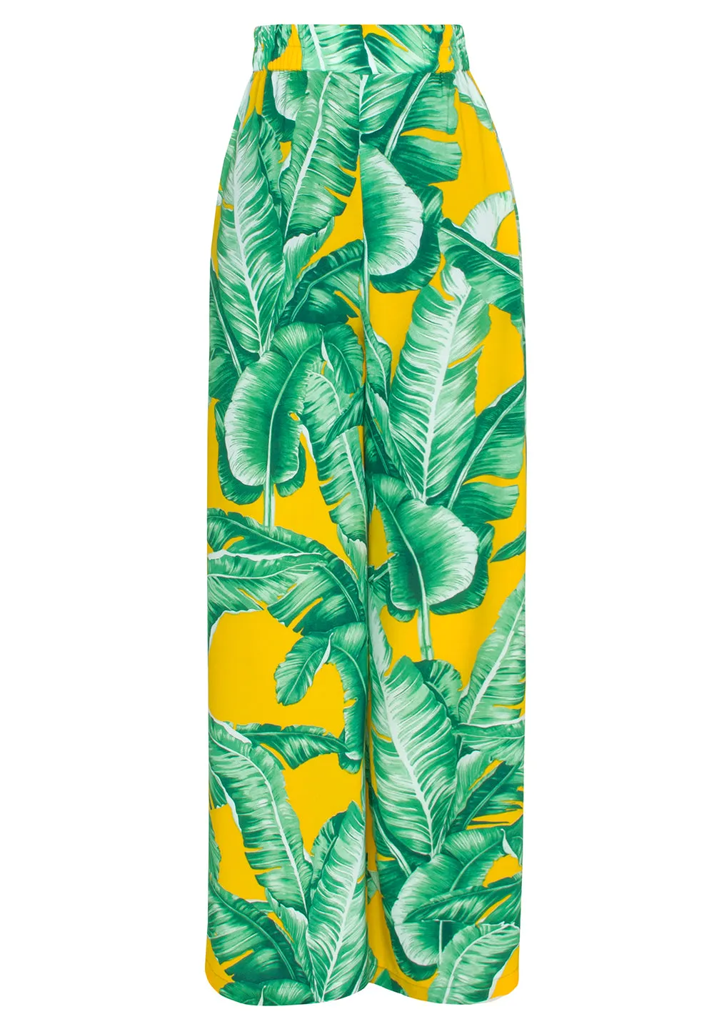 Jungle - Yellow Palm Pants (Yellow)