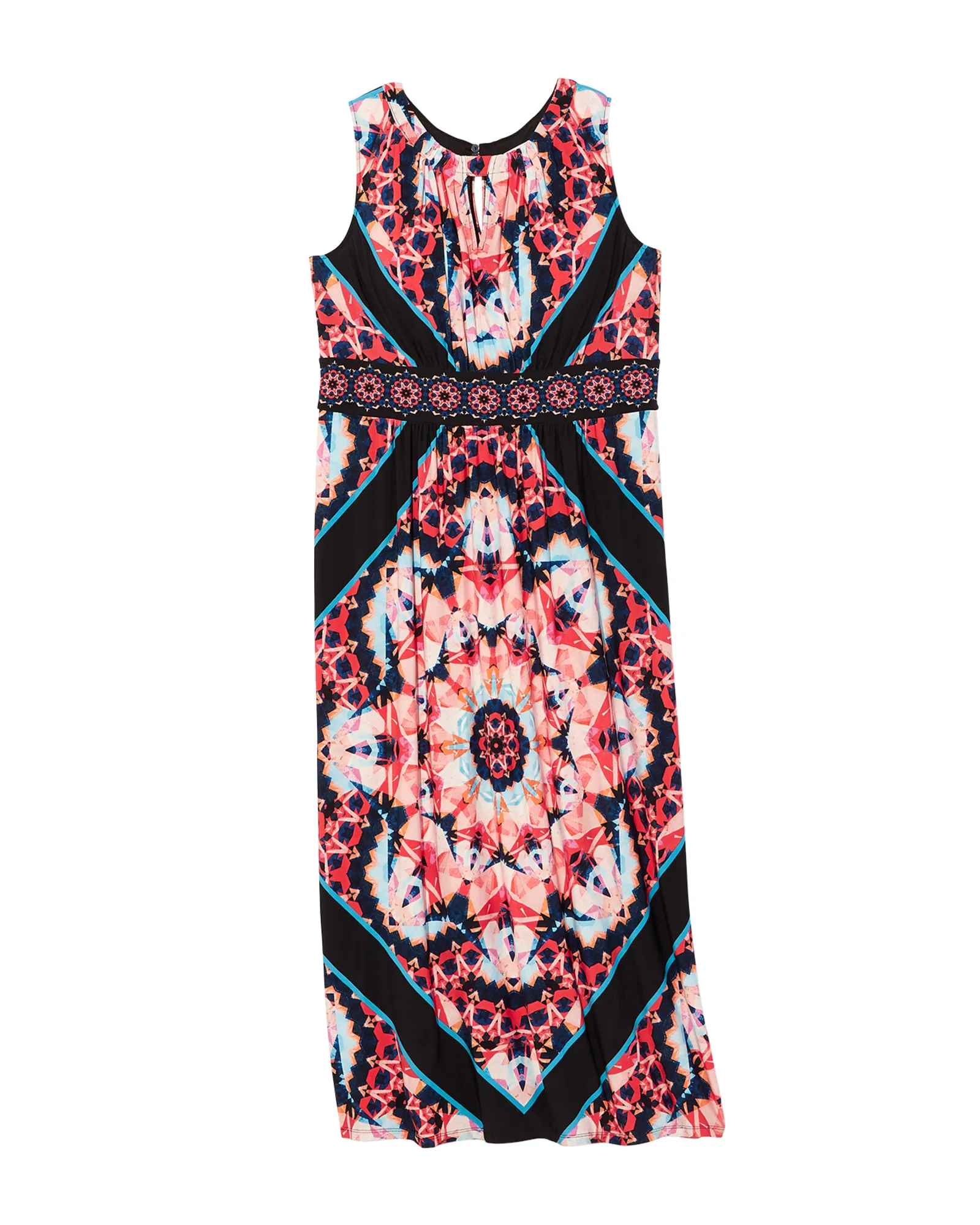 Karina Maxi Dress | Pink / Black