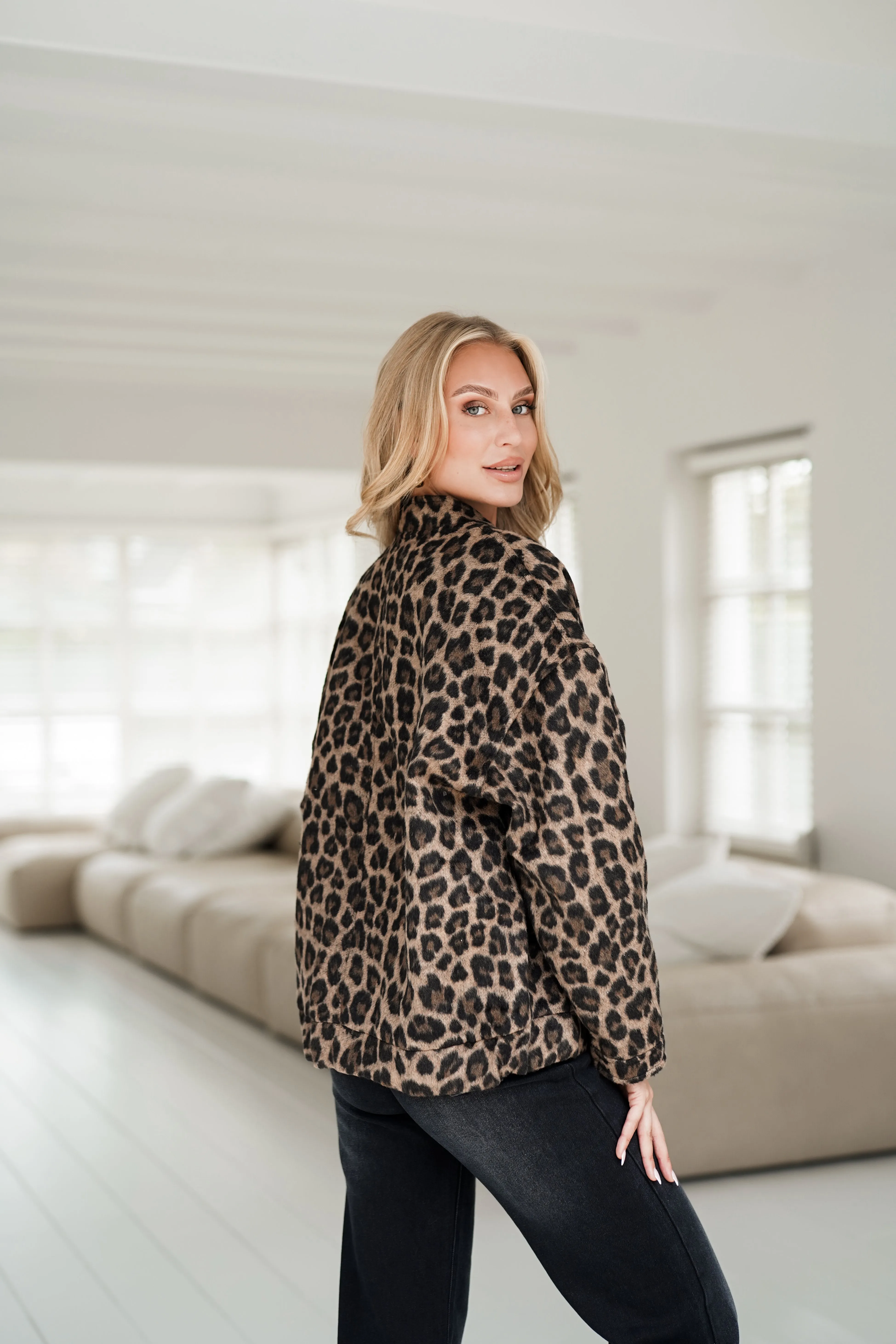 Leopard bomber jacket - Niva