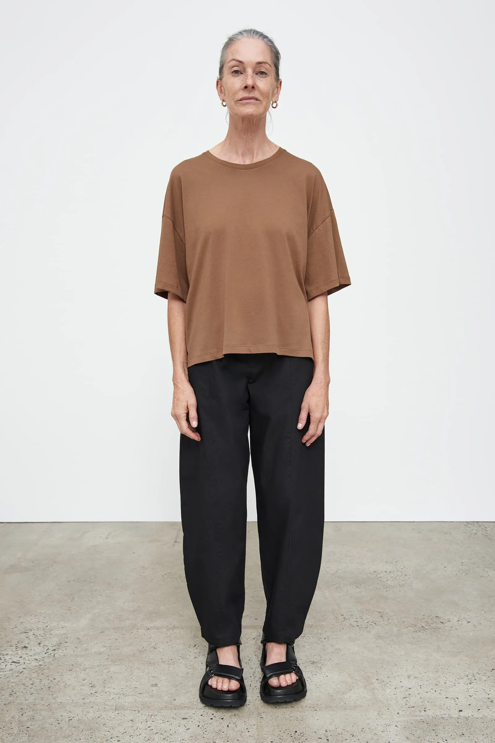 Light Boxy Tee - Earth