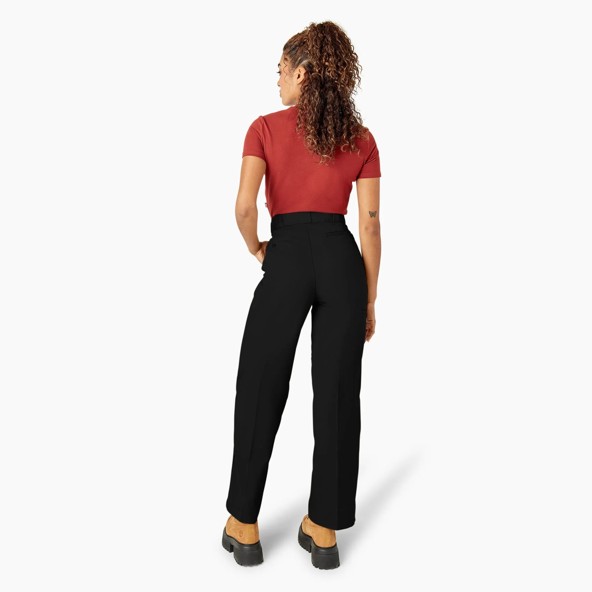 Loose Fit Double Knee Work Pants