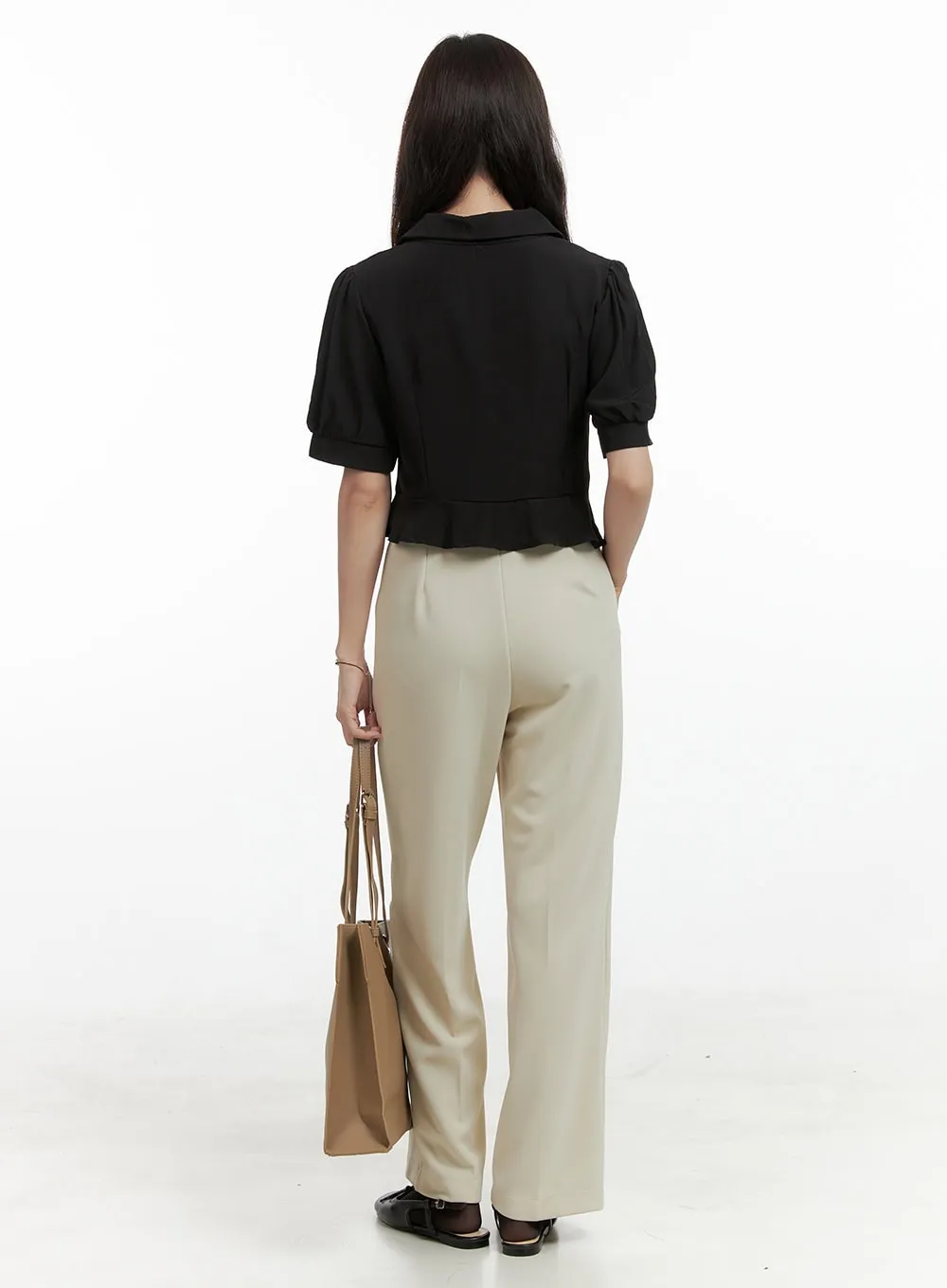 Loose Fit  Slim Fit Tailored Pants OL416