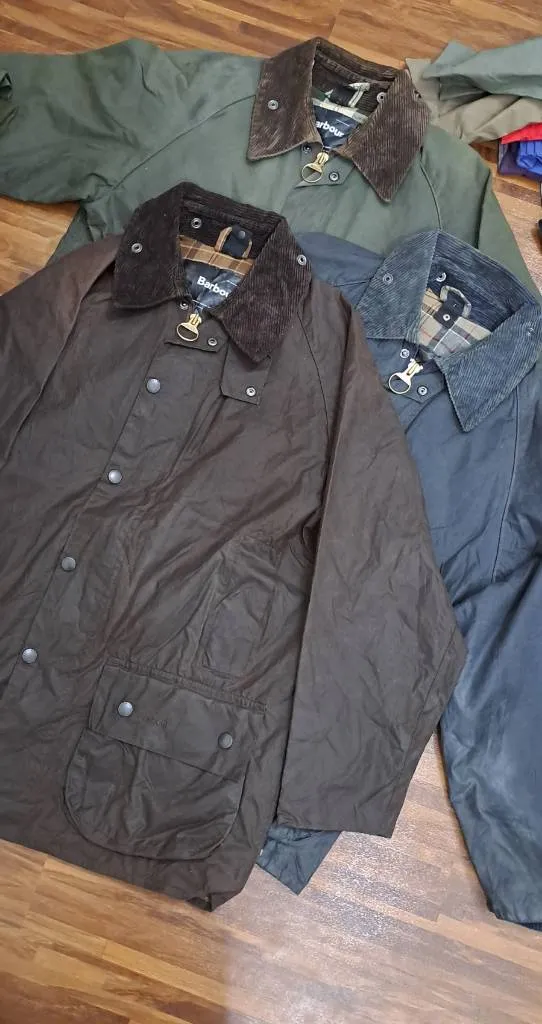 Men barbour wax jackets