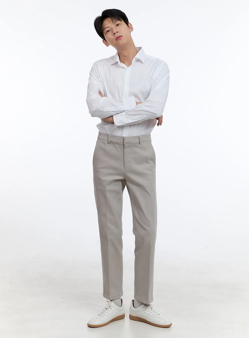 Men's Slim Fit Tailored Pants IG427