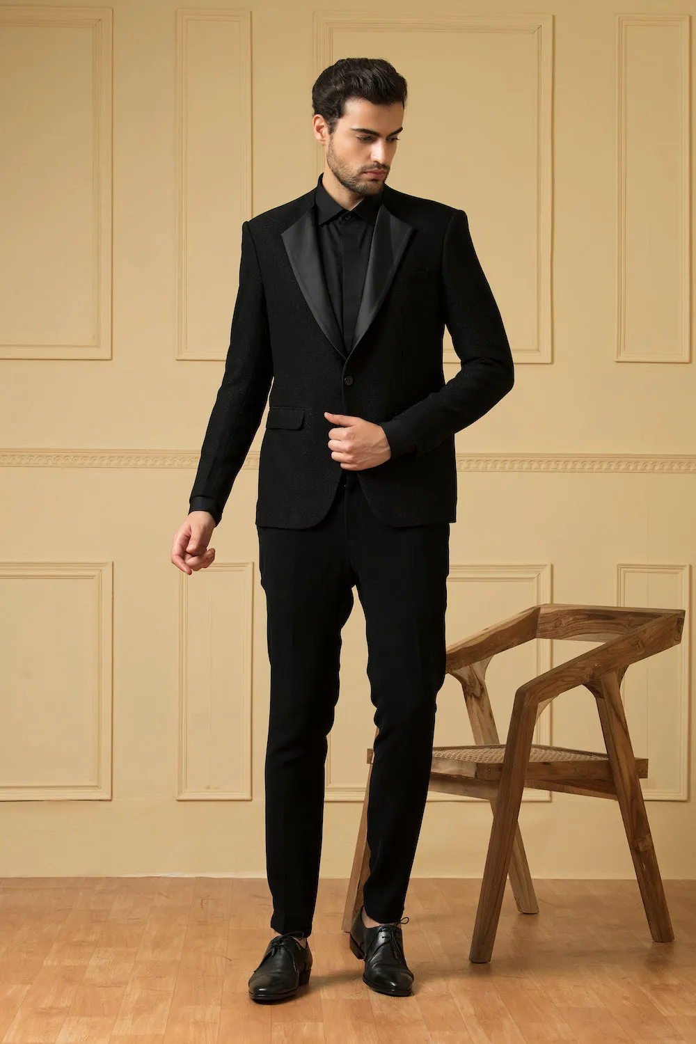 Men's The Sharp Black Blazer - Hilo Design