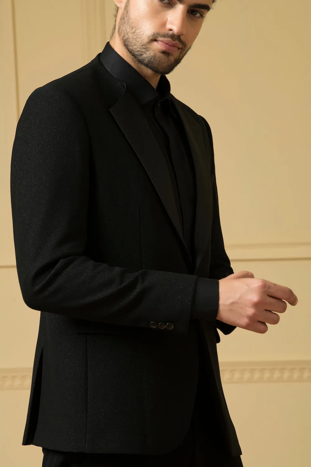 Men's The Sharp Black Blazer - Hilo Design