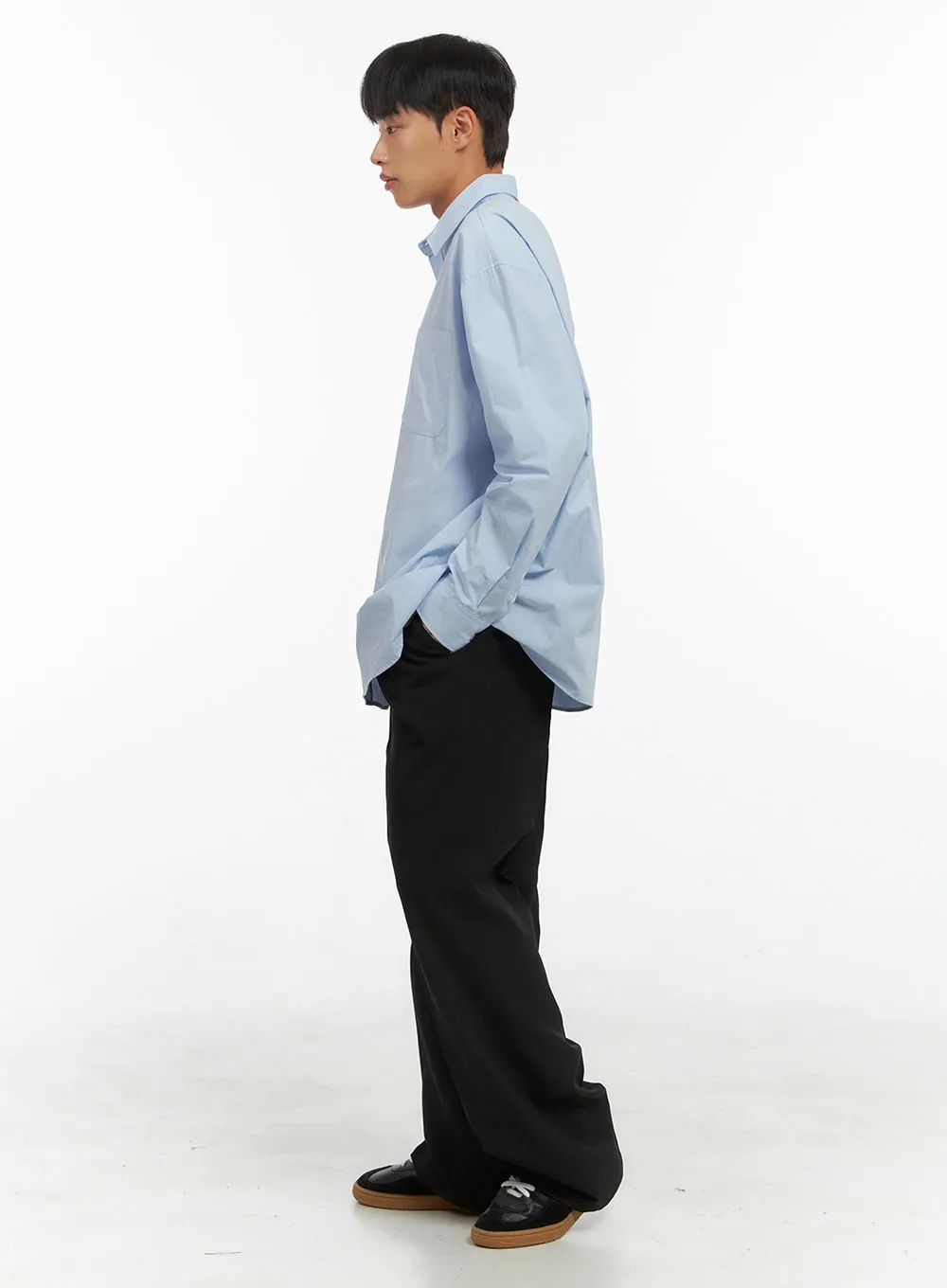 Men's Wide Fit Tailored Pants IS419