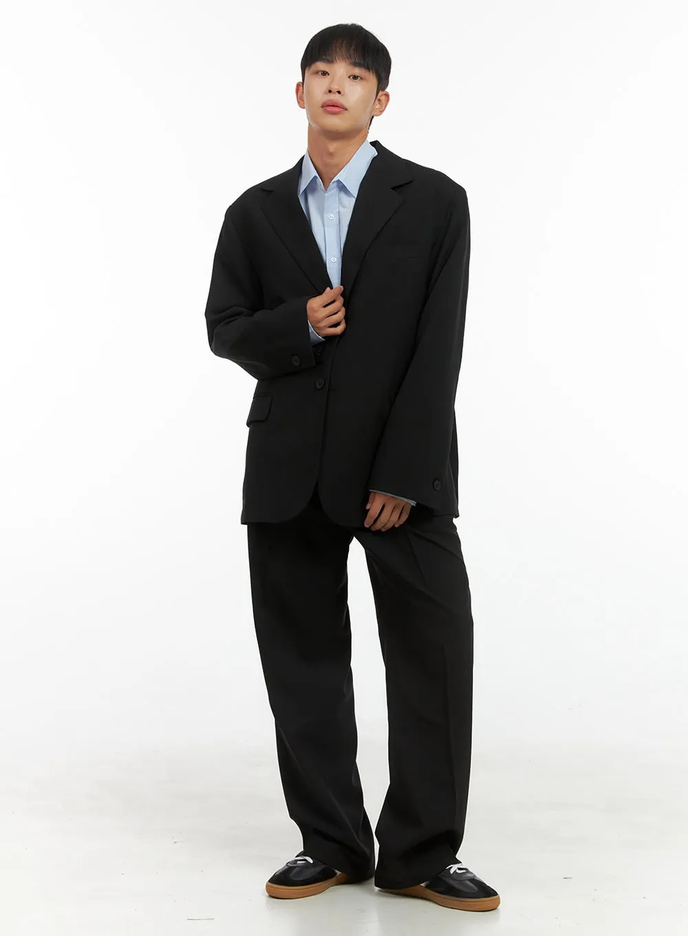 Men's Wide Fit Tailored Pants IS419