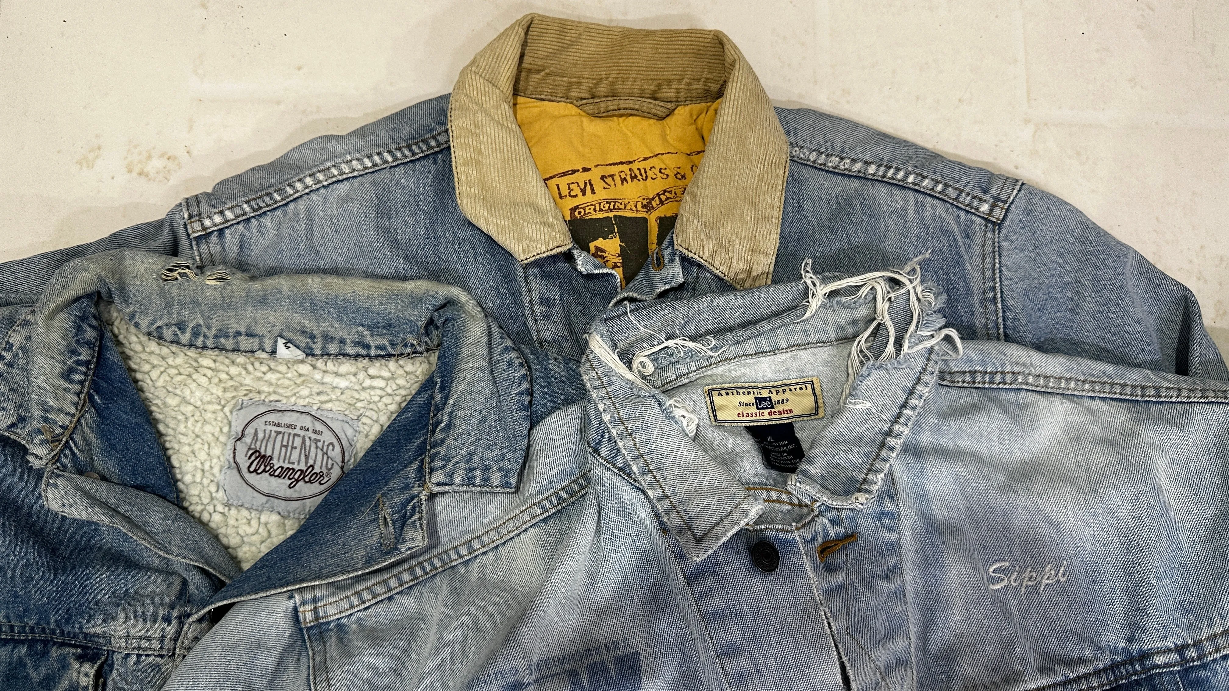 Mixed Vintage Branded Denim Jackets