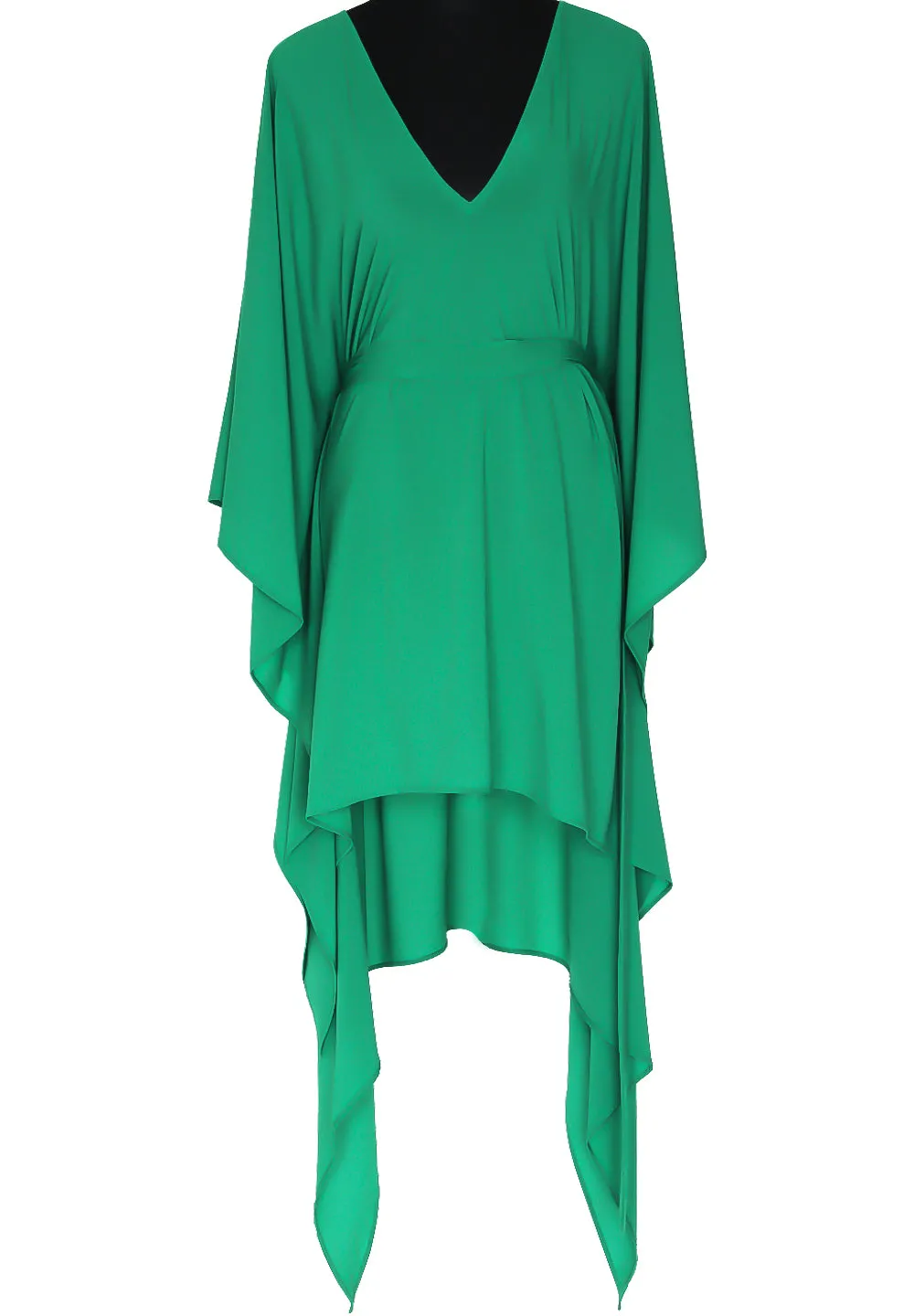 Monochrome - Green Santorini Dress