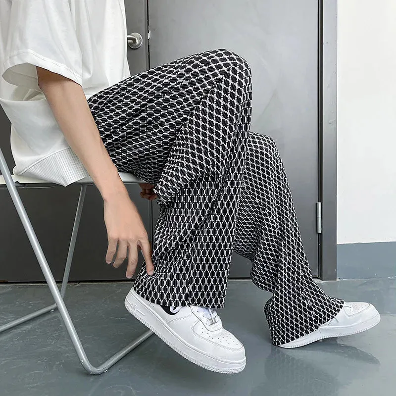 Retro Plaid Oversized Streetwear Pants