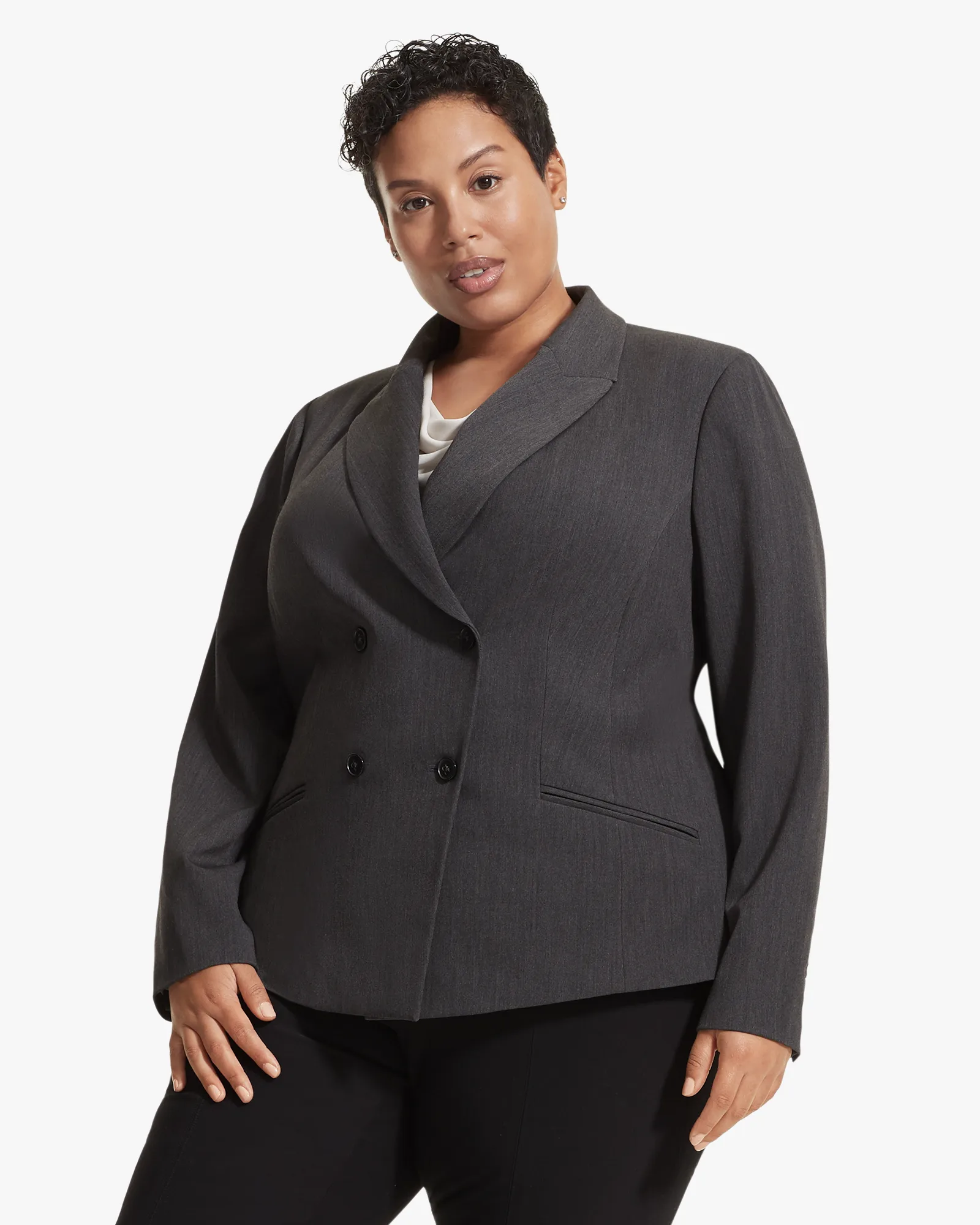 Roxane Blazer | Charcoal Grey