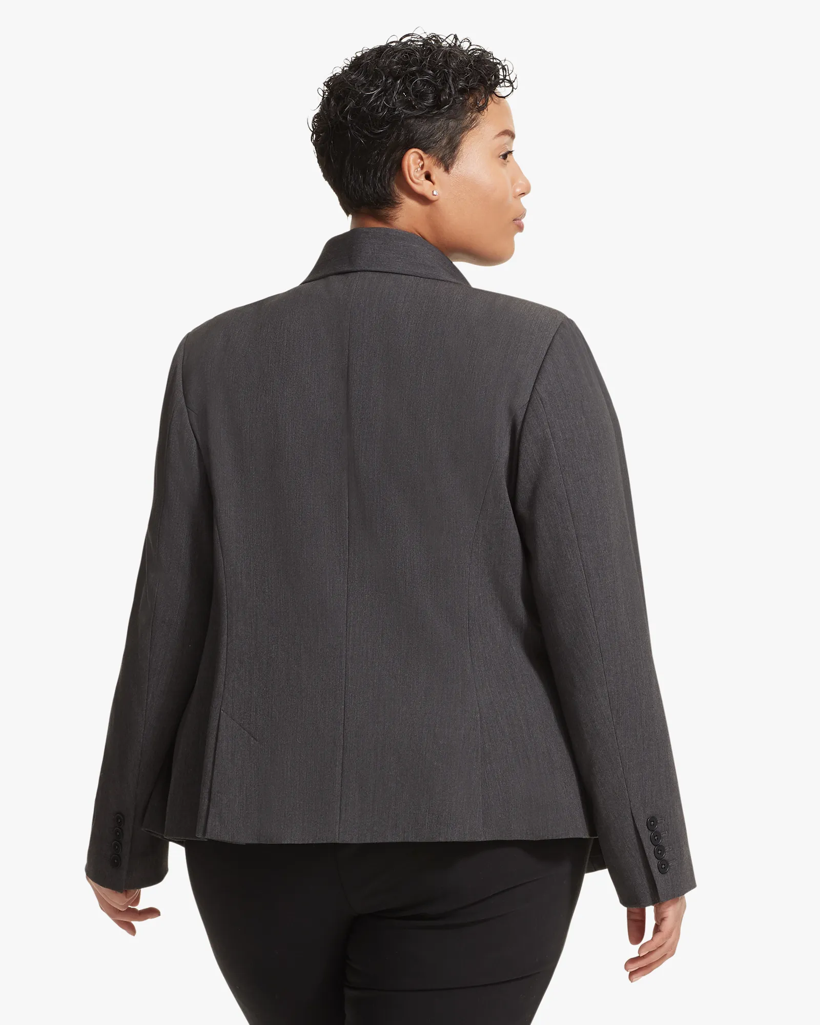 Roxane Blazer | Charcoal Grey