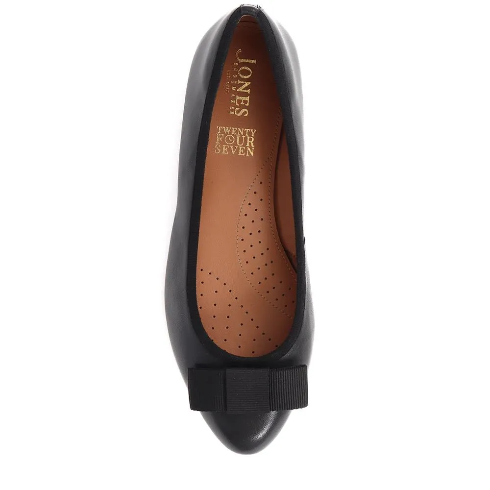 SoleilWide Leather Ballet Pumps - SOLEILWIDE / 325 773