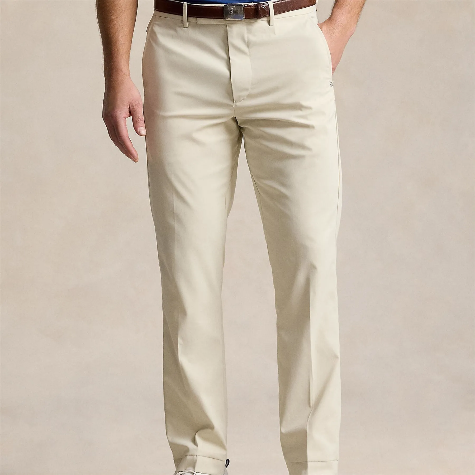 Tailored Fit Performance Twill Pants Basic Sand - SS24