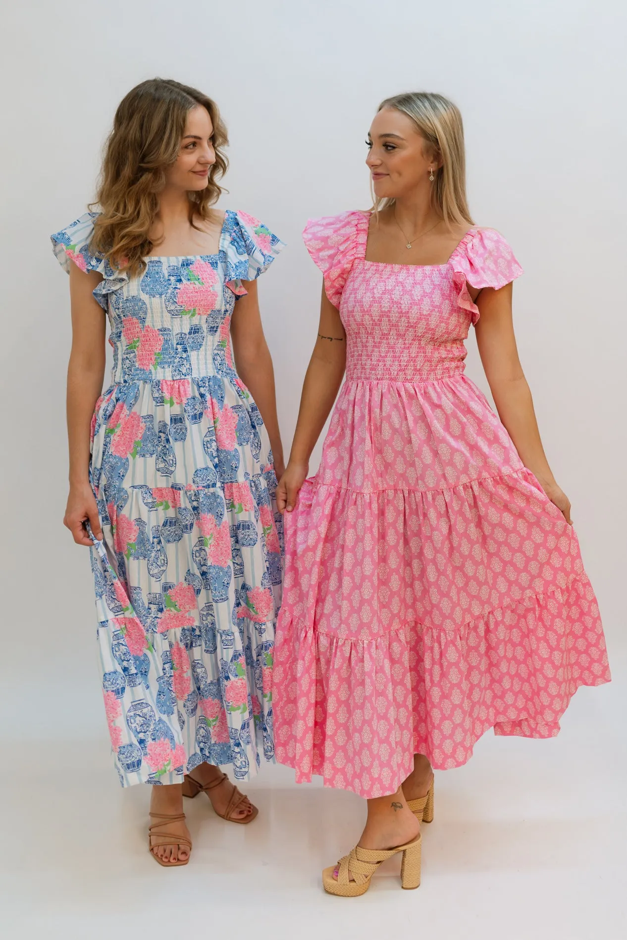 Thea Smocked Maxi Dress