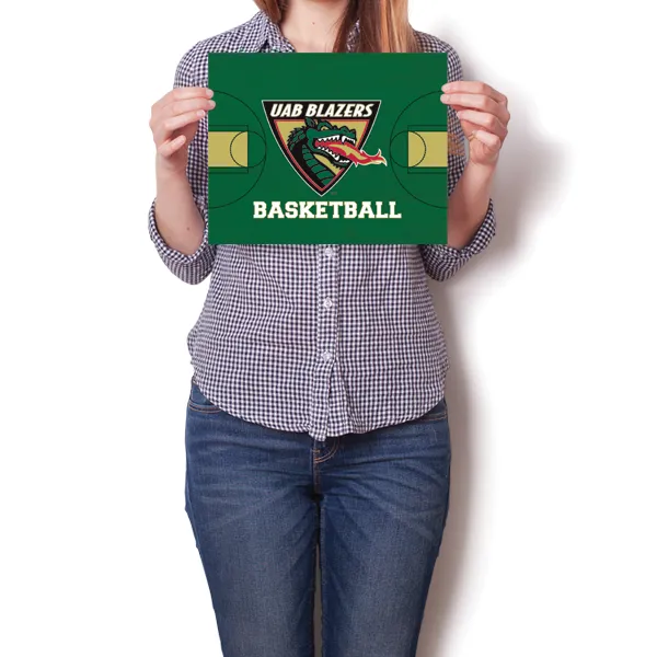 UAB Blazers - Basketball Court Poster